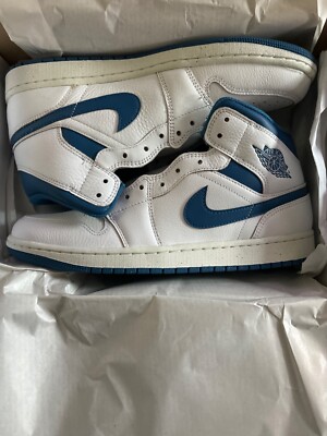 Nike Air Jordan 1 Mid SE Shoes Industrial Blue White FN5215-141