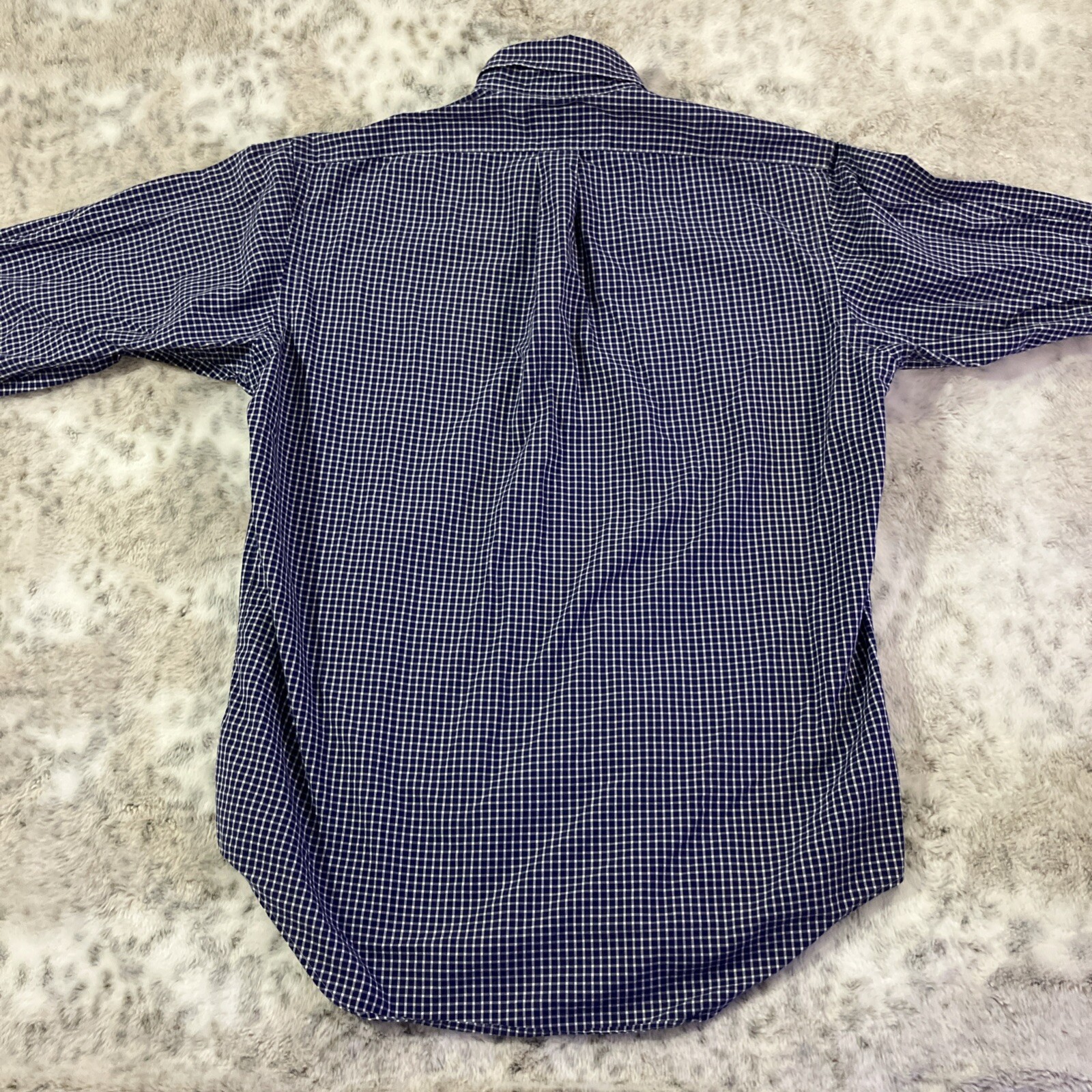 Polo Ralph Lauren Yarmouth Mens 15.5 32 33 Button Shirt Long Sleeve OCBD Vtg thumbnail 8