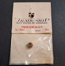 Vintage Tradeship High Performance 1/24 Slot Car SG12 Pinion Gear 12T 1/8" Hole