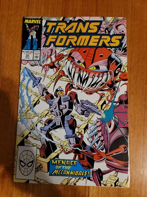 Transformers #52 Comic Book Marvel. 1st Print. Free Shipping.Very Good Condition