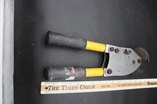 HK Porter 6990FS 14" Compact Ratcheting Cable Cutter Working Electrician Tool