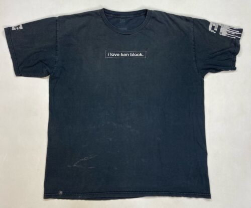 DC Shoes I Love ken Block Graphic T-shirt Men Large Black Gymkhana Three Project