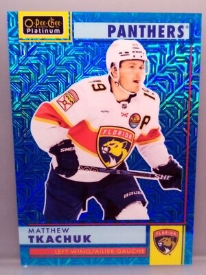 Matthew Tkachuk 2022-23 O-Pee-Chee Platinum  Blue Traxx 197/199 - Panthers
