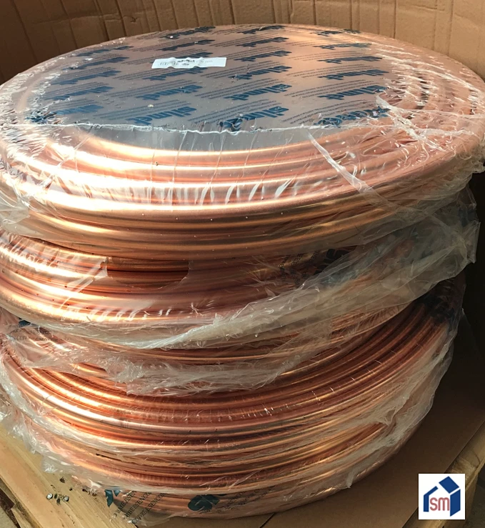 TUBO RAME NUDO D. 10 12 14 16 18 22 SPESSORE X1 ACQUA GAS VENDITA AL METRO - Immagine 2 di 2