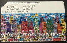 NYC Subway MetroCard  James Rizzi. Mint never used. BOTH VERSIONS!!!!! rare