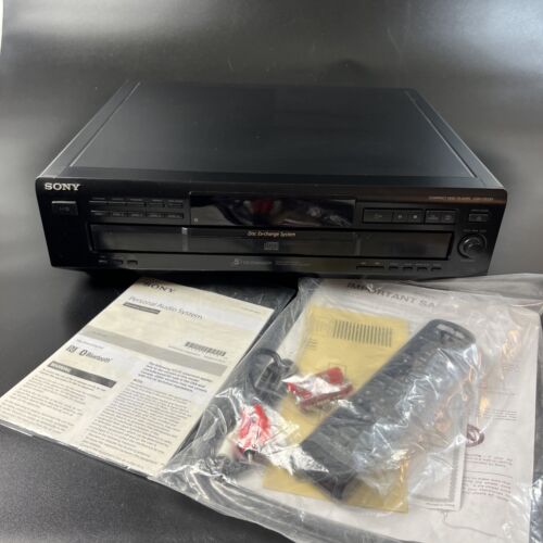 Sony CDP-CE335 5-Disc CD Compact Disc Player Changer Carousel W/Remote Tested - Picture 1 of 14