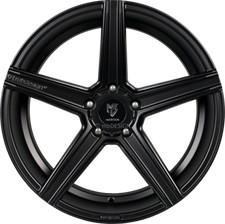 Cerchio mbDESIGN KV1 8,5x19 pollici LK 5x130 ET47 ML 71,55 nero satinato