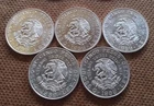 Photo of a 1959 Mexico 5 Pesos Silver from an eBay listing that sold on Jun 24, 2026