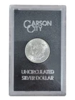 1884 GSA Holder Carson City Mint Uncirculated Morgan Dollar With Box And COA