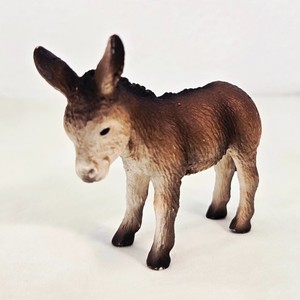 Vintage Schleich Donkey Foal Figurine Toy 2002 Germany