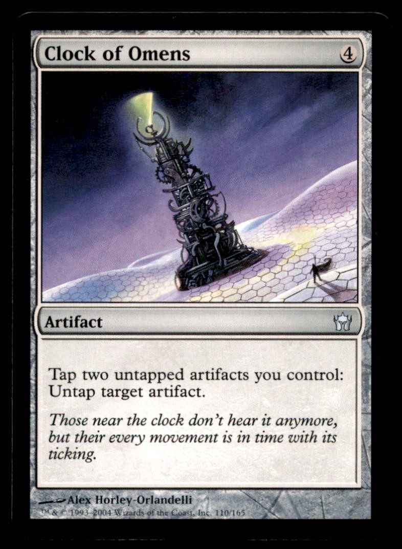 MTG Clock of Omens LP Light Play Fifth Dawn [1981]