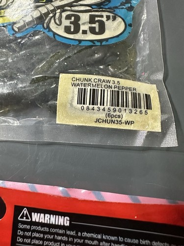 Jackall Soft Baits Chunk Craw 3.5”/ Scissor Comb 3.8” -4 Bag Jackall ...