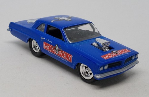 Johnny Lightning Monopoly Blue Pontiac Tempest Park Place Loose Diecast 1:64 98 - Picture 1 of 6