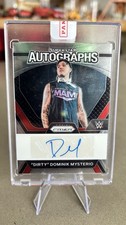2024 WWE Panini Prizm “Dirty” Dominik Mysterio Card SA-DDM Superstar Autographs