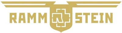 Rammstein Wappen Aufkleber ca. 19 cm x 5 cm