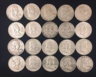 New ListingLOT # U3    ROLL OF 20 90% SILVER - FRANKLIN HALF DOLLARS