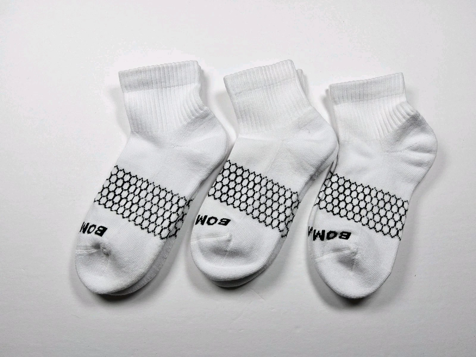 Bombas Original Quarter Socks Lot Of 3 Pairs Size Youth/Women's Small