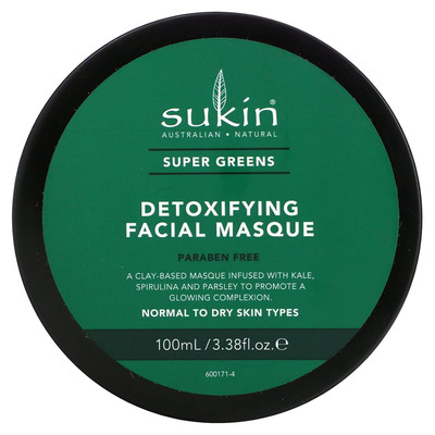 Super Greens Detoxifying Facial Clay by  for Women - 3.38 Oz Mask