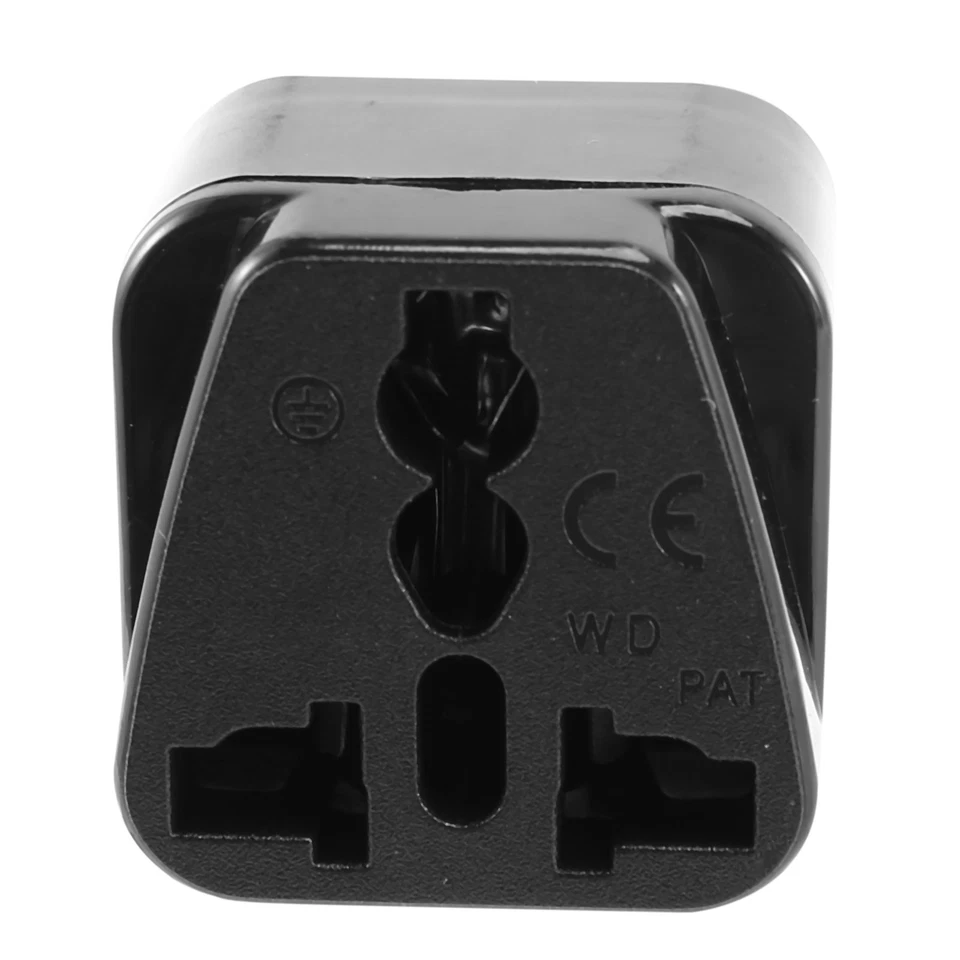 IEC 320 C14 to universal Female Adapter AC Plug Connector, Black S5V28421 - Image 3 of 4