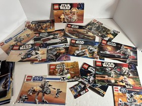Vintage Lego Star Wars Lot 7672 6212 8017 75140 75048 7260 75090 4500 7133 4501