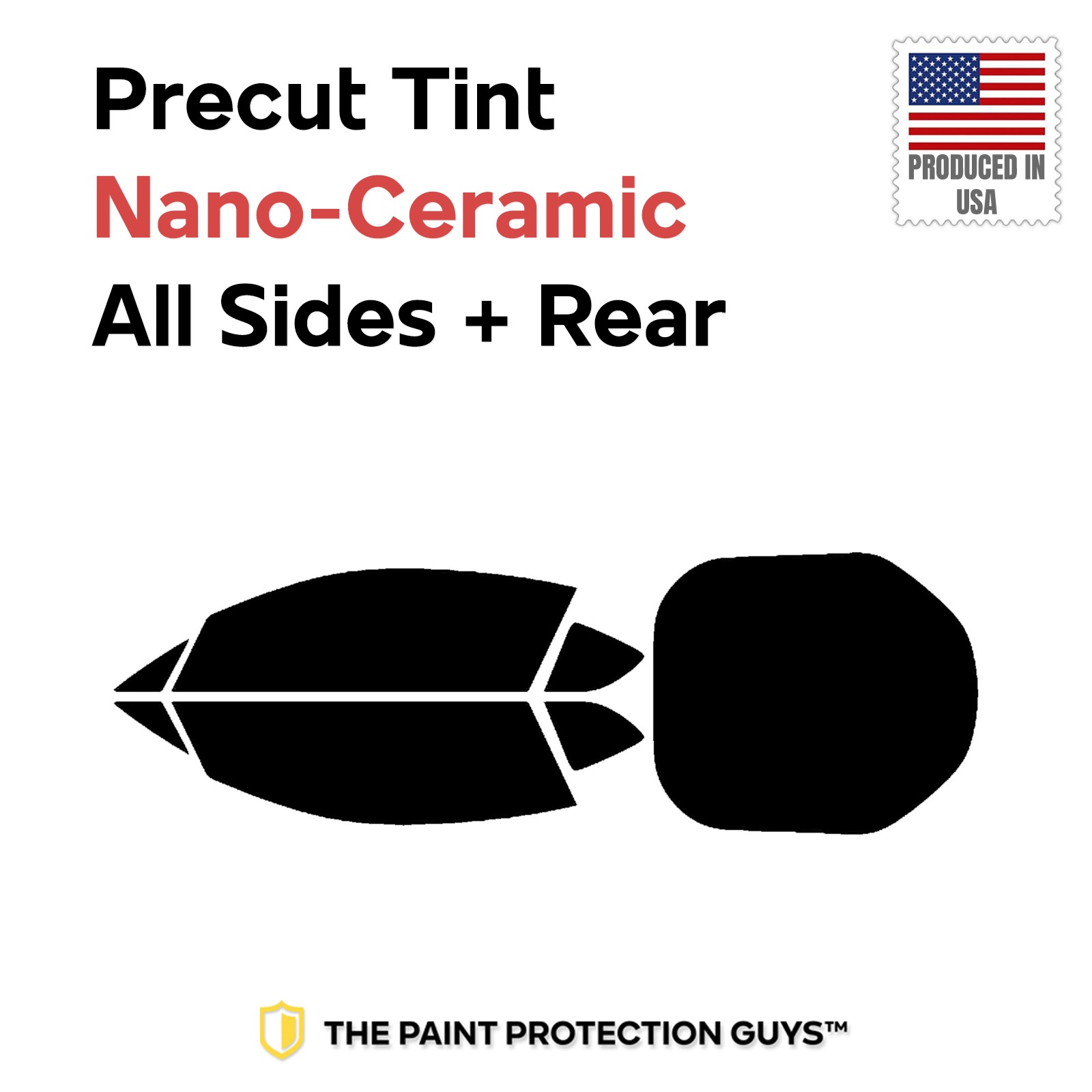 Precut Window Film Automotive Nano Ceramic Any % Tint for BMW i8 2014-2020 Coupe