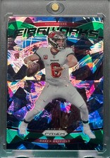 BAKER MAYFIELD RARE ICE LOGO INSERT REFRACTOR PRIZM SPORTS CARD BUCCANEERS BUCS