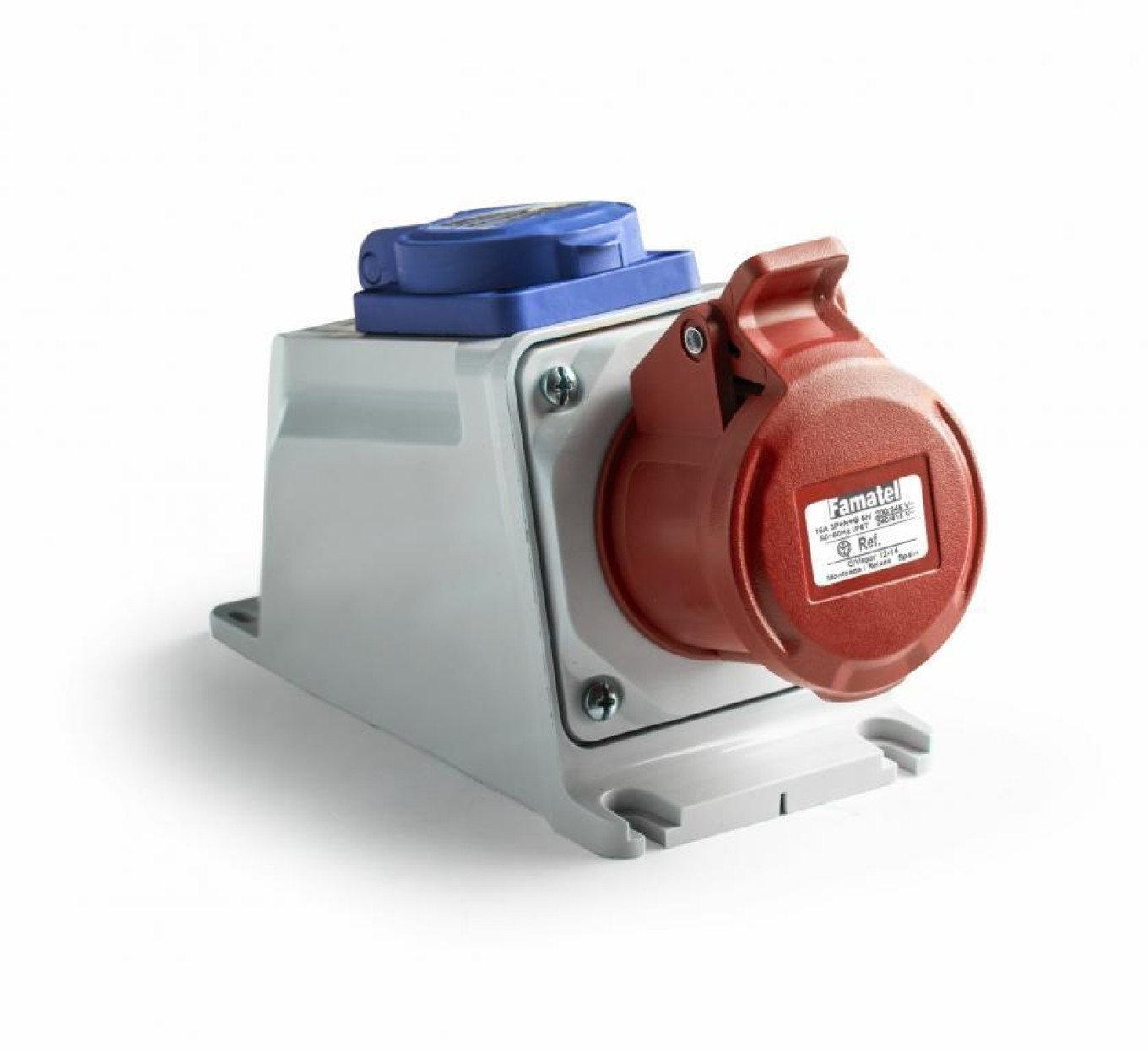 32A 4P 400V Fixed Socket + GS*T IP54 Pin Socket 23625F
