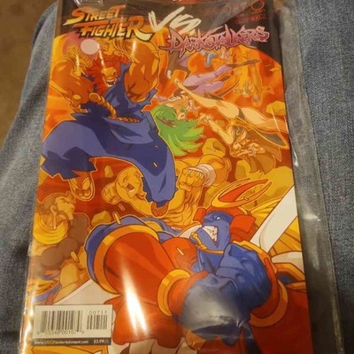 Street Fighter VS Darkstalkers #1 UDON Comic Capcom Akuma Morrigan