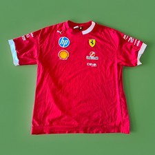 Scuderia Ferrari F1 Replica Oversized Drivers Tee Red XL
