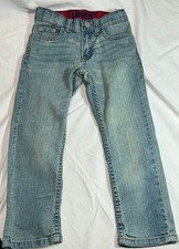 Levi's 511 Light Blue Kids Jeans Adjustable Waist Straight Size 5 REG