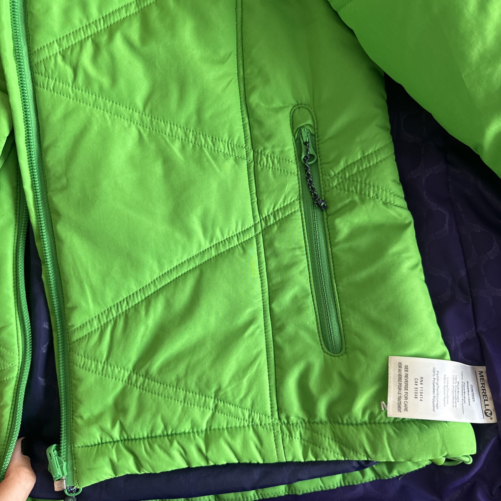 Merrell Woman Sport  Double Winter Jacket Green N… - image 11