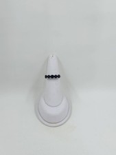 5-Stone Blue Cubic Zirconia Sterling Silver Ring