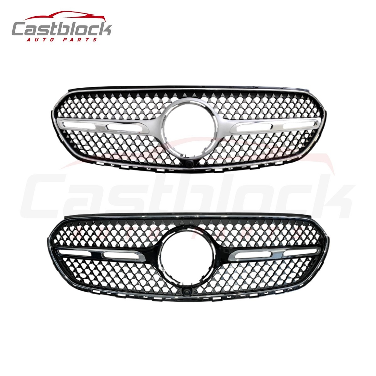 Front Grille For 2023-2025 Mercedes-Benz X254 GLC43 GLC300 Diamond