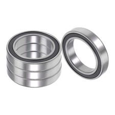 4pcs Deep Groove Ball Bearings 25x37x7mm Chrome Steel Balls Double Seal ABEC3