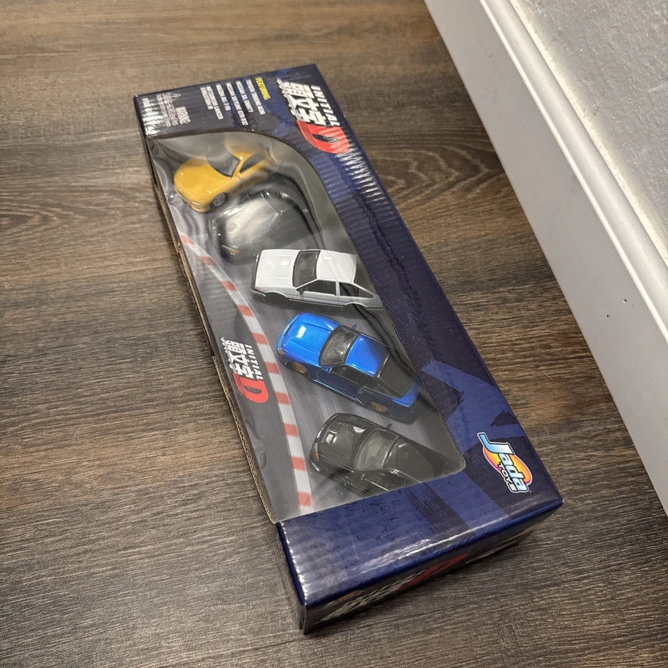 RARO Jada Toys Initial D Juego de 5 Coches Ae86 Trueno Nuevo en Caja Como Nuevo Diecast Foto 2 de 4