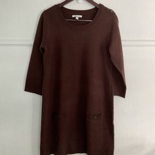 Bass GH Bass & Co Chocolate Brown Women’s Sweater Dress Size Medium