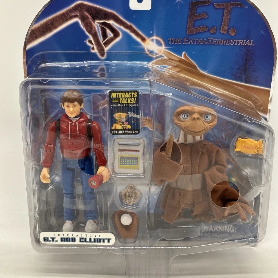 Toys "R" US 2001 E.T. ¡Juego de figuras de acción extraterrestre ET & Elliot! Foto 4 de 4
