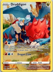 Druddigon TG09/TG30 Silver Tempest Trainer Gallery Holo