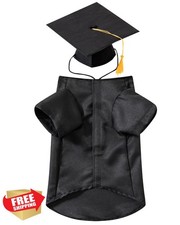 Dog Graduation Cap and Gown Costume, X-Large