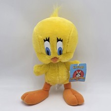 Vintage 1997 Six Flags Looney Tunes 10 Tweety Bird Plush Stuffed Animal Toy