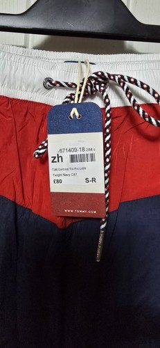 BNWT TOMMY JEANS RED WHITE & BLUE JOGGING BOTTOMS SIZE S 8 10 BRAND NEW WAS £80 - Picture 2 of 4