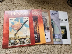 The Pennant Magazine Lot 5 1998-2000 Pen Collectors Swan Waterman Fountain Pens