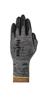 Ansell Handschuhe HyFlex 11-801 Größe 10 grau/schwarz EN 388 PSA-Kategorie II