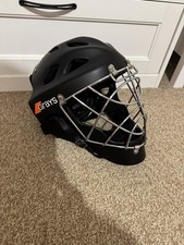 Grays G600 Hockey Goalkeeper Helmet Black/Chrome Size Medium