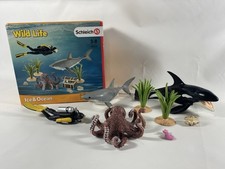SCHLEICH 42329 Scenery Set TREASURE HUNT DIVER Playset Collectors Special -Read!