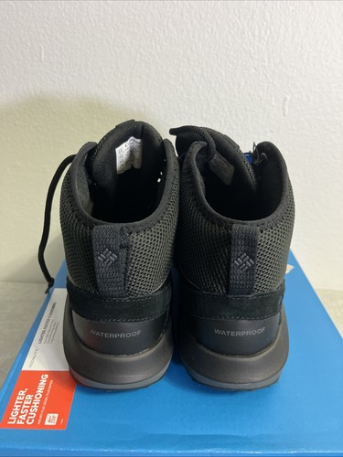 Columbia Men's Trailstorm Peak Mid Waterproof Size 11 Black New In Box - Picture 3 of 5