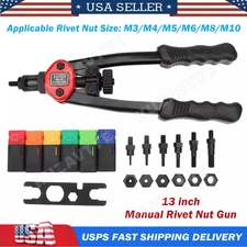 150~615X Metric Stainless Steel Rivet Nuts Threaded Insert Rivnut Assortment Kit