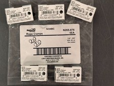 PACK OF 5 National Hardware 3234BC Steel Zinc-Plated ¼"-3/8" Rope Clamp N265-876