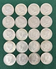 1964 Kennedy Half Dollar 90% Silver Coins Lot Of 20.