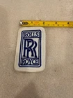 VINTAGE STYLE ROLLS ROYCE EMBROIDERED IRON-ON PATCH